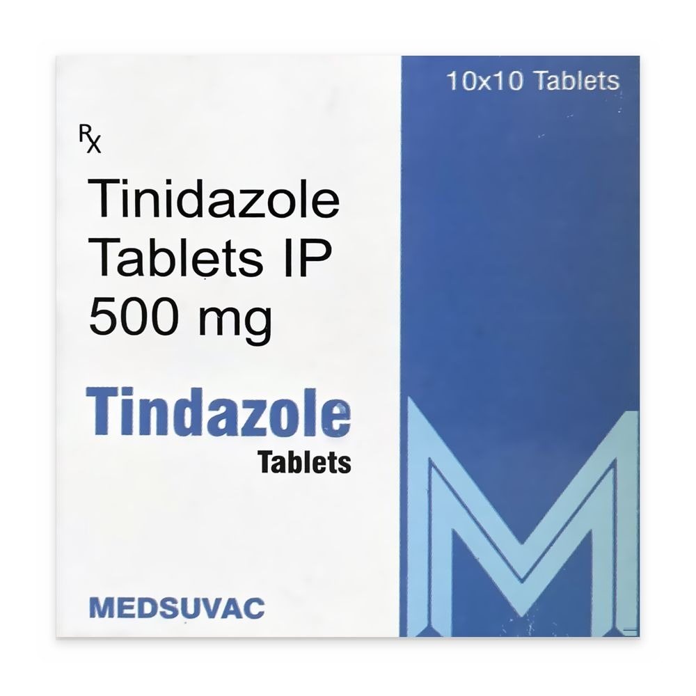 Envase de Tindazole 500 mg
